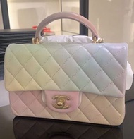 CHANEL Mini Flap Bag With Top Handle