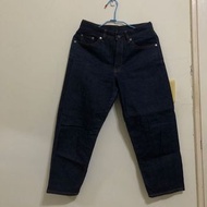 MUJI LABO 高端原色寬版牛仔褲 25腰(63.5cm)