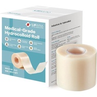LIFARAHydrocolloidRollforWoundCare-Cut-to-Size,ExtraLargeHydrocolloidPatchBandageswithSelf-Adhesive,