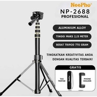 HP NEEPHO 2688 Tripod Multifunction Photograpy DSLR Camera Aluminum Holder Camera Accessories NP-268