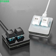 HYLARA‌ Copy Paste Keypad, Acrylic Mini Custom Mini 2 Key Keypad, Keypad Accessories Type-c Interfac