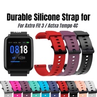 Axtro Fit 3 4 Replacement Strap Durable Silicone Wristband for Actxa Tempo 5C 4C Smart Fitness Track