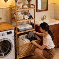 Laundry Storage Basket Dirty Clothes Plush Toy Organizer Multi-Use Works As a for Collecting in Dail