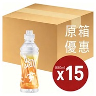 農夫山泉 尖叫 乳鈣型 柑橘味 運動飲料｜樽裝原箱550毫升 香港行貨，添加乳礦物鈣，清新柑橘風味，運動補水飲品 (新舊包裝隨機發送)
