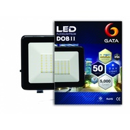 Meymey_Mall GATA โคมฟลัดไลท์ LED 50W เดย์ไลท์ สีดำ (สว่างพิเศษ) ถูกจริง