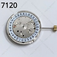 New 7120 Movement 3Hands Single Calendar Dandong Tongji 8120 Fully Automatic Mechanical Movement Wat