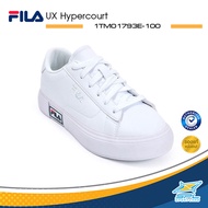 Fila รองเท้าผ้าใบ รองเท้าลำลอง รองเท้าแฟชั่น ฟีล่า UX Hypercourt 1TM01793E-100 WH (2590)