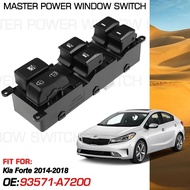 Front Driver Side Car Window Control Switch Master Button 93571-A7200 18 Pins For Kia Forte 2014 201