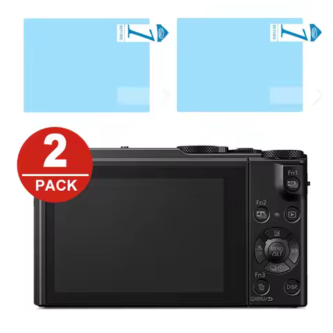 2x LCD Screen Protector Protection Film for Panasonic Lumix LX10 LX15 FZH1 LX9 LX7 ZS70 TZ90 ZS45 TX