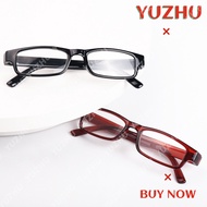 (YUZHU) +50°~+400° HD Comfort Reading Glasses High Quality Reading Glasses Unisex
