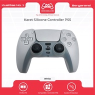 Silicone Rubber Case Cover DualSense Stick PS5 White