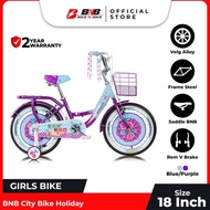 Sepeda Anak Perempuan BNB Holiday Ukuran 18 Inch - Shinchan x