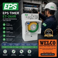 EPS TIMER 24HOURS ANALOGUE TIMER SWITCH DIN RAIL MOUNTING [ET-24HR ]