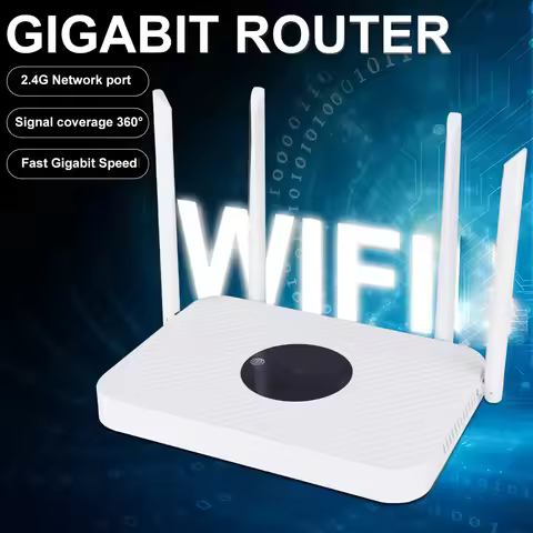 Wireless Router Wifi Fiber Broadband High-speed Unlimited 4 Antennas 2.4ghz Strong Signal Wifi 6 Ult