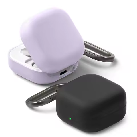 With Hook Earphone Case For Samsung Galaxy Buds 4 Pro Buds4 Case Wireless Charging Silicone Headphon