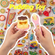 Pudding Toy Interactive Educational Early Childhood Toy Jelly Pudding Feeding Toy Girls' Play Toy