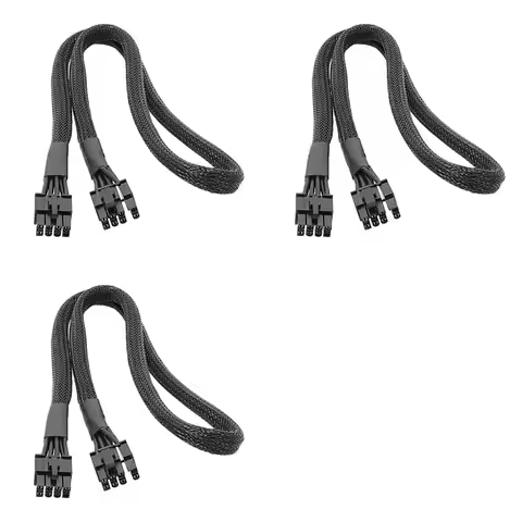Exquisite-3X GPU Pcie 8PIN To 8PIN (6+2)Pin Power Supply Cable For MSI A850GL ATX3.0 A750GL ATX3.0 A