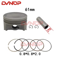 Motorcycle piston and ring for Honda CB190R  CBF190TR  CBF190R CBF190R-X SDH175-6-7 K70 Piston size 