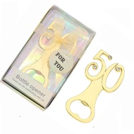 1set Golden Birthday Bottle Opener For 18th 30th 40th 50th 60th Birthday Party Wedding Anniversary D