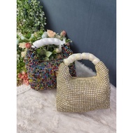 HijrahBag Luxury Bling Bling Party Bag Women's Drawstring Party Bag