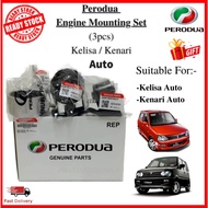 PERODUA KELISA / KENARI ENGINE MOUNTING SET AUTO/Manual (3PCS) ORIGINAL #Perodua #Kelisa #Kenari #En