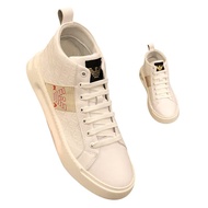 Armani Genuine Men's High-Top Sneakers - Thick Sole Casual Winter Shoes