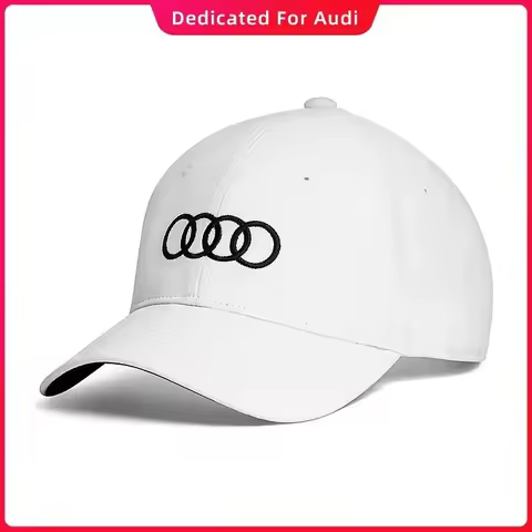 For Audi A3 A4 A5 S4 RS4 A5 S5 RS5 A6 A6 Q2 Q3 Q5 Q Q8 RS4 RS5 Car Logo Cotton Adjustable Baseball H