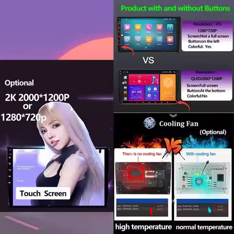 Android OS Radio For Citroen C3 DS3 2010 - 2016 Car Multimedia Player Auto Wireless Carplay GPS Navi