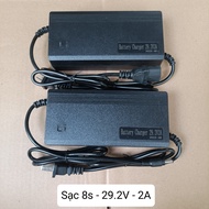 Sạc pin LiFePo4 cho hệ 8s 24V - 16s 48V - 20s 60V