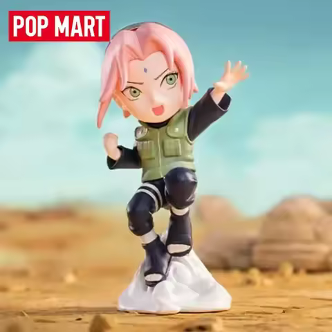 POP MART NARUTO Ninkai Taisen Series Blind Box Guess Bag Desktop Decoration Cute Model Gift Toys Ani