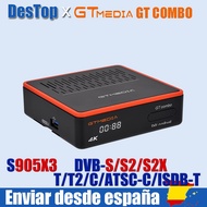 1ชิ้น4K/8K แอนดรอยด์ + กล่องDVB TV GTMEDIA GT Combo DVB-S2X + DVB-T2 BT 4.0กล่องอินเทอร์เน็ต Google 