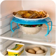 Multifunction Double Insulated Heating Tray Rack Microwave Oven Shelf Bowl Layered Holder Organizer