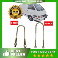 Nissan Vanette C120 9 Inch (M12X65X9) / 10 Inch U Bolt and Nut (M12X65X10)