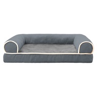 BHQ PET โซฟาสัตว์เลี้ยง ที่นอนสุนัข Dog Bed Bolster  sofa bed โซฟาปรับนอนได้  Waterproof ที่ถอดออกได