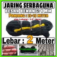 jaring ayam lebar 2 meter x panjang 25 meter / waring /jaring bola /