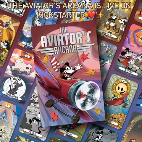 High Quality 2026 New Original The Aviator's Arcana Tarot Cards Oracle Rider Waite Collector's Editi