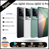 ViVO iQOO 11 ViVO iQOO 11Pro 5G smartphone Snapdragon 8+ Gen 2  6.78" 200W Flash Charger 4700mAh 144Hz google play Gaming phone 50MP Camera