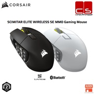 Corsair SCIMITAR ELITE WIRELESS SE MMO Gaming Mouse – Gun Metal / White