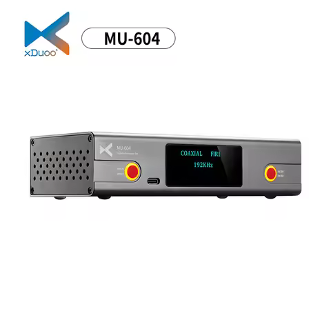 XDUOO MU-604 Decoder 2*ES9018K2M DAC Chip Two USB Audio Mode MU604 High Performance DAC