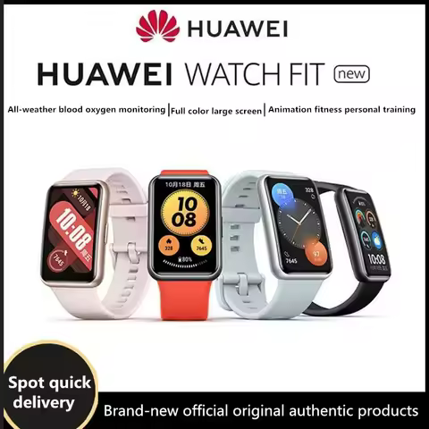 Original Huawei WATCH FIT new Smart Watch Sports Health Management Fashion Full Color Big Screen Wat