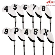 VALENTINE1 Golf Iron Headcover 4-9,P,S,A, X 10Pcs/set Training Equipment Golf Putter Accessories Wit