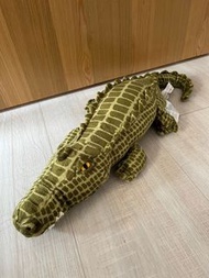 「二手」 IKEA填充娃娃（ 鱷魚-綠色）80公分