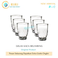 Gelas Polos Kaca 1 Lusin Murah - Gelas Kopi 1 Lusin Murah Tahan Panas