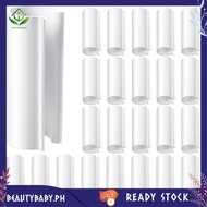 [beautybaby.ph] 32 PCS Snap Clamp White 12.7mm for PVC Pipe Greenhouses,Row Covers,Pool Cover Clips,