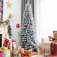 Yo-Fun 1.8m/6ft White Flocking Christmas Tree Christmas Decoration