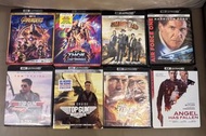 Marvel, Zombieland, Air Force One, Top Gun, Angel Has Fallen 4K UHD 藍光碟