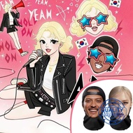 3d Headgear Creative Funny Cos And Headgear Mesh Mask Star Style 2 Headgear M2y7