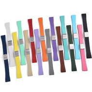 16mm 18mm 19mm 20mm 21mm 22mm FKM CTS Rubber Watch Strap Quick Release with Butterfly Buckle Replace