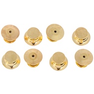 GlowingGrace CANAMEK 100Pcs set Gold LOW PROFILE Locking Pin Backs Keepers for all Pin Post Pins