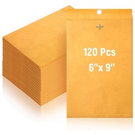 6 X 9Inch Clasp Envelopes with Gummed Seal Small Clasp Mailing Envelopes Made From 28Lb Kraft Paper